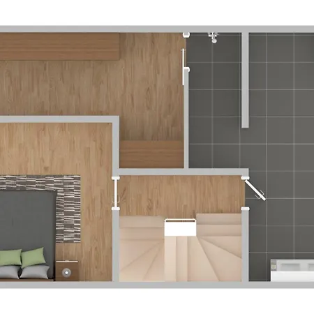 - Design & Style - Modern House With Terrace & Garden Nyaraló